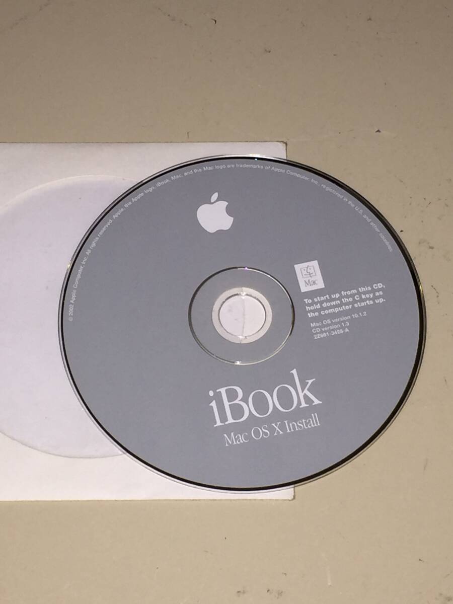 170サイズ詰め放題、未チェックジャンク扱い/apple Macintosh ibook Mac OS x インストールディスク、10.1.2拍卖