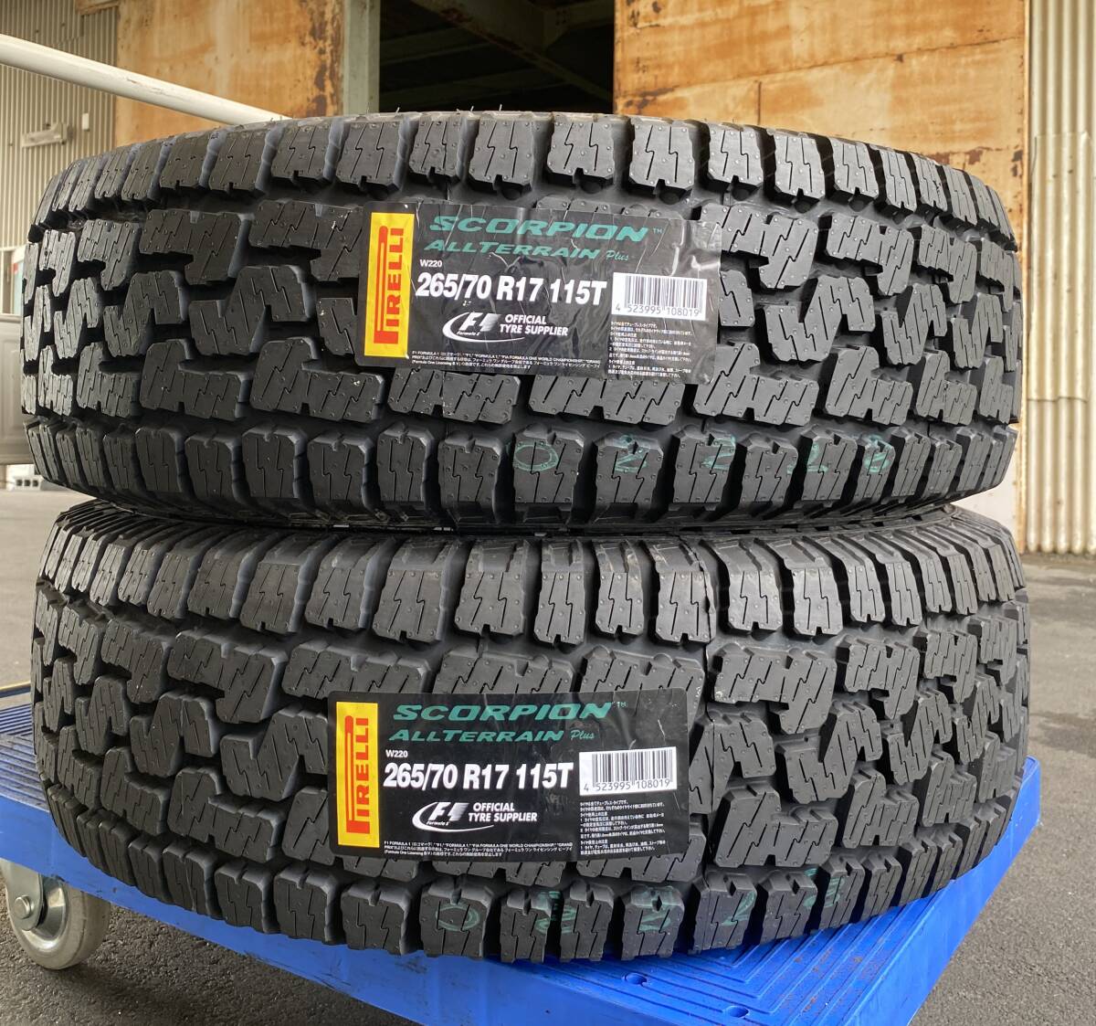 【法人宛限定送料無料】PM65-500 PIRELLI 265/70R17 115T SCORPION ALL TERRAIN PLUS 2本セット 2022年製拍卖