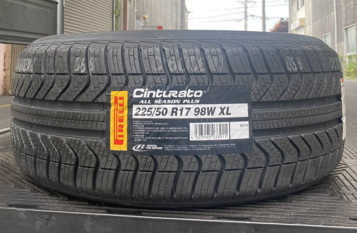 【法人宛限定送料無料】PM65-181 PIRELLI 225/50R17 98W XL CintuRato ALL SEASON PLUS 1本のみ 2022年製拍卖