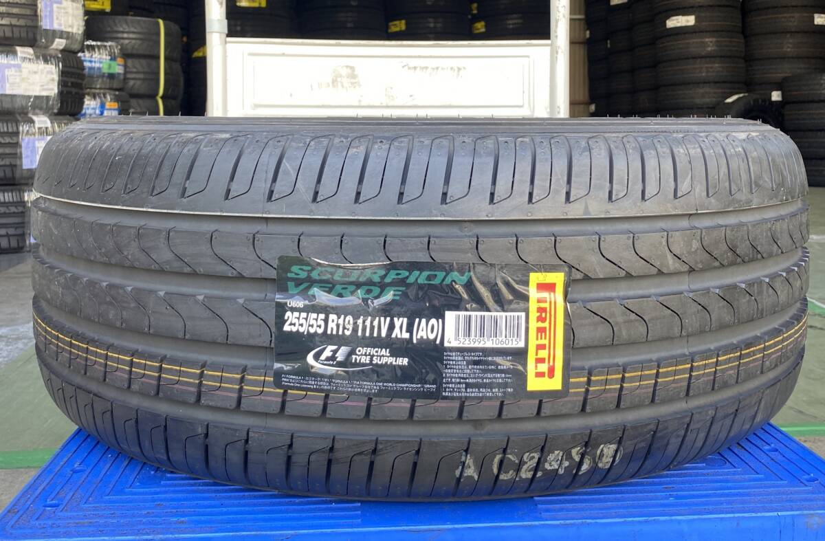 【法人宛限定送料無料】PM65-454 PIRELLI 255/55R19 111V XL SCORPION VERDE(AO) 1本のみ 2022年製拍卖