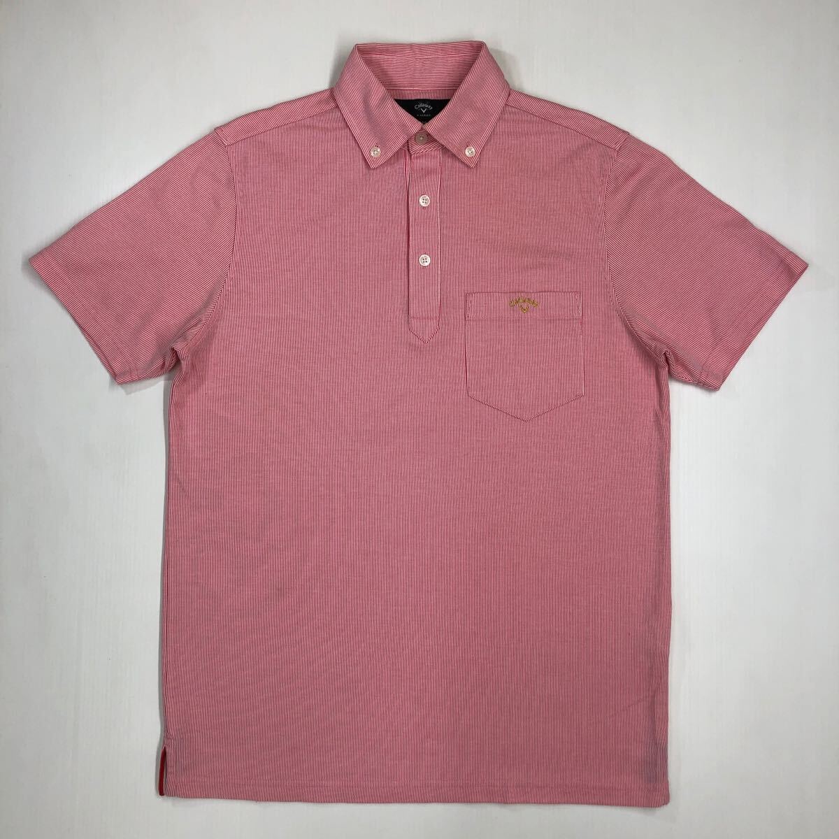 Callaway X SERIES キャロウェイ 半袖ポロシャツ ボタンダウン ドライスポーツ ゴルフ メンズ Mサイズ 46-72拍卖