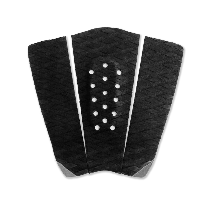 新品★数量限定★3ピースロゴ無し サーフボード デッキパッド 3Mテープ 色:ブラック×グレー(黒×灰) サーフィンノーブランド拍卖