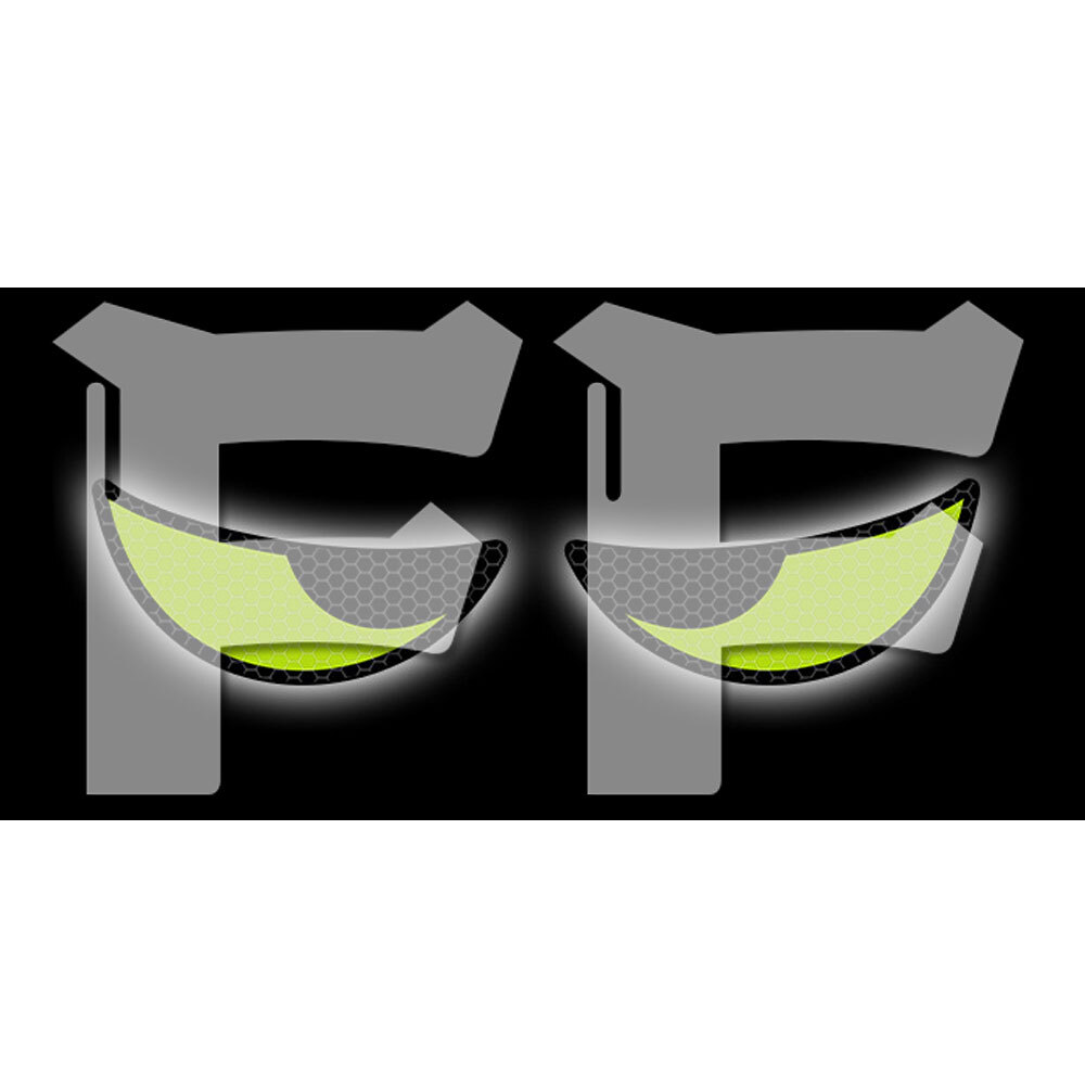 送料無料● オートバイ/車/バイク用 ヒカリ反射ステッカー 光反射シール マークシール 超効率反射率 悪魔の目 汎用拍卖