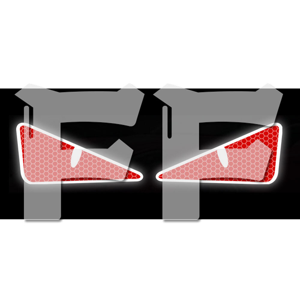 オートバイ/車/バイク用 ヒカリ反射ステッカー 光反射シール マークシール 超効率反射率 悪魔の目 汎用拍卖