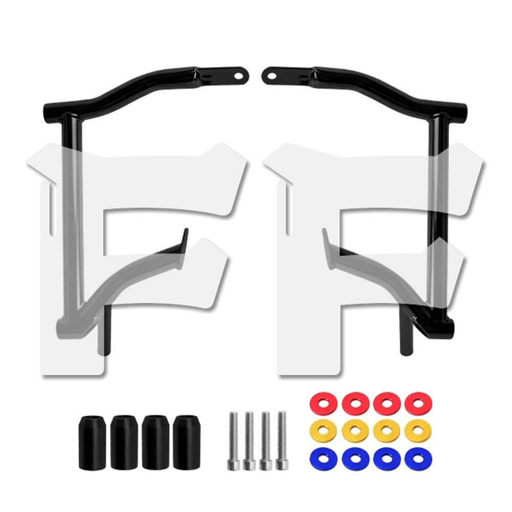 送料無料● ハーレー ツーリング ストリートグライド ロードグライド 09-24 リア サドルバッグ ガード ブラケット 車体保護 オートバイ拍卖