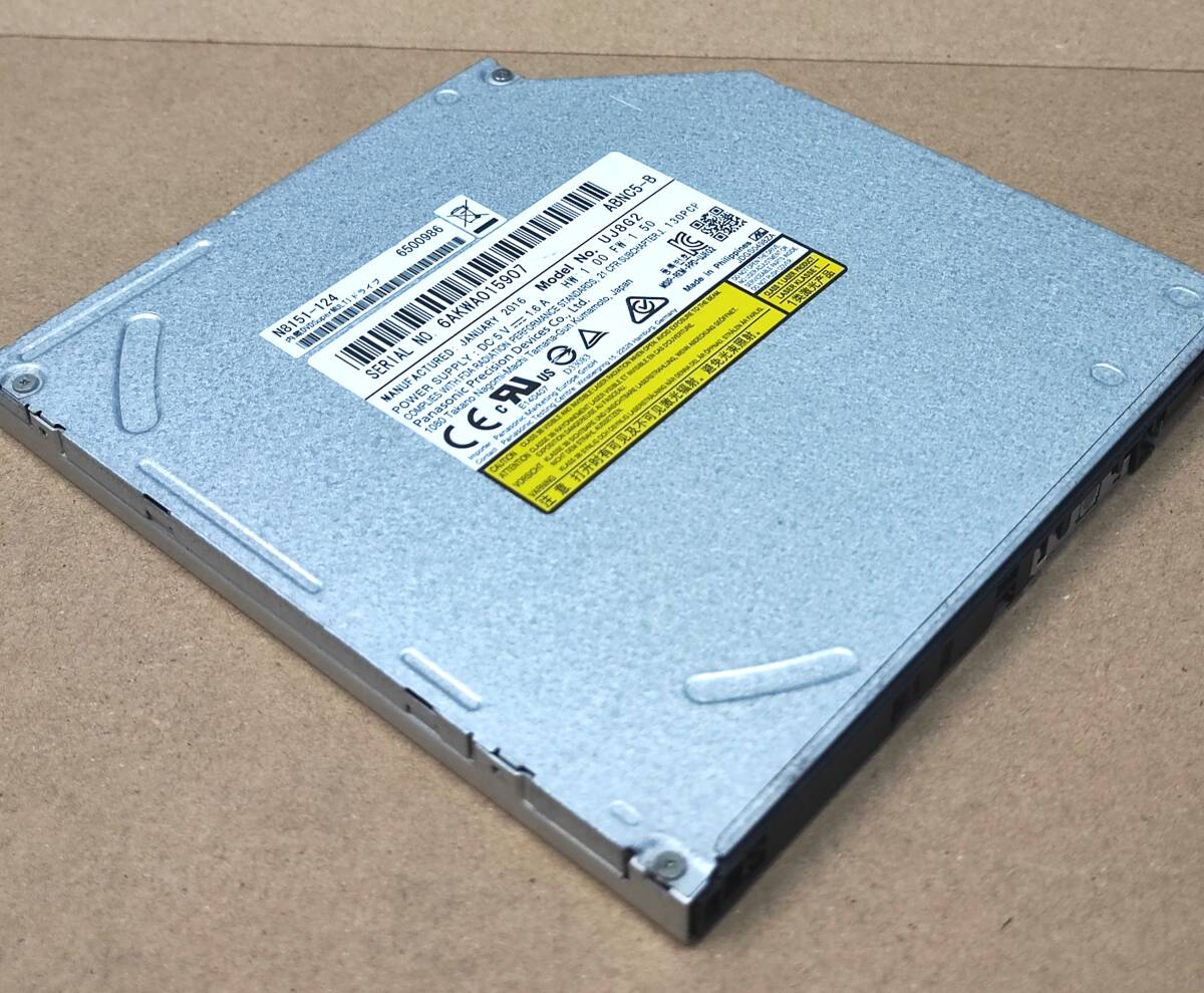 【中古パーツ】複数可 DVDドライブ ノートパソコン用 内蔵DVDスーパーマルチ 厚さ9.5mm SATA RW■UJ8G2ベゼル無し拍卖