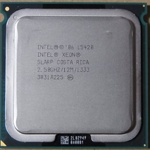 【中古パーツ】複数購入可 CPU Intel Xeon L5420 2.5GHz SLBBR Socket LGA771 4コア4スレッド 動作品 デスクトップ用拍卖