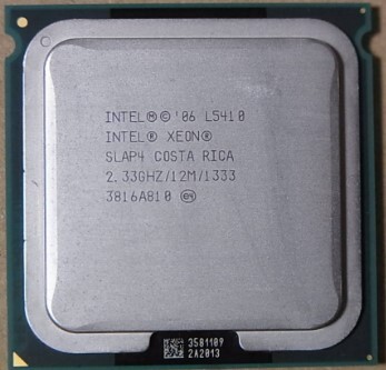 【中古パーツ】複数購入可 CPU Intel Xeon L5410 2.333GHz SLBBS Socket LGA771 4コア4スレッド 動作品 デスクトップ用拍卖
