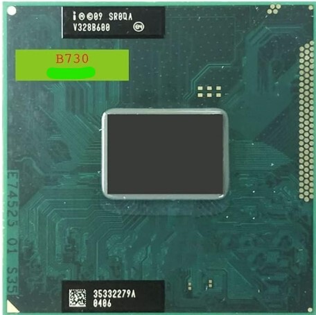 【中古パーツ】複数購入可 CPU Intel Mobile Celeron B730 1.8GHz SR0QA Socket G2 (rPGA988B)1コア動作品 ノートパソコン用拍卖