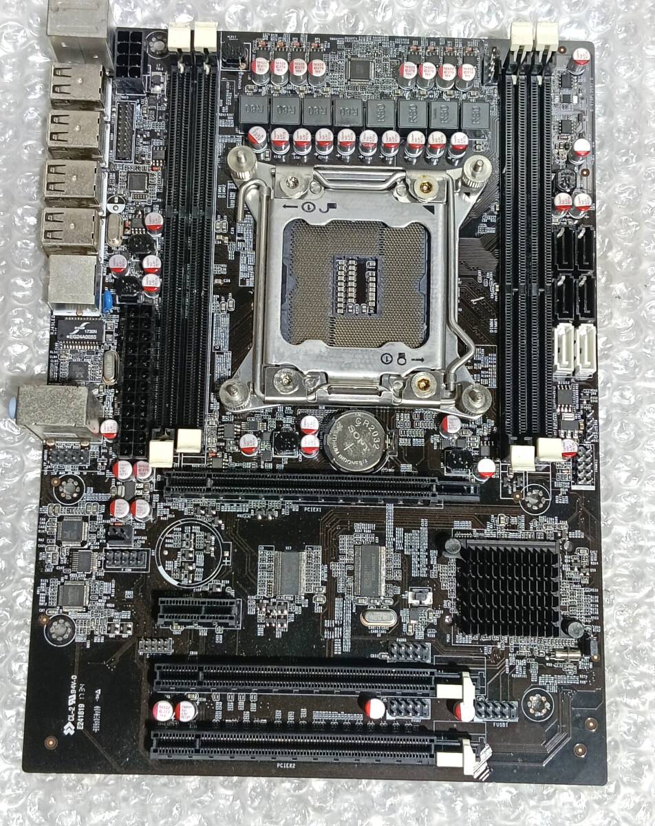 【中古パーツ】BIOS確認のみ、メーカー不明 X79 マザーボード LGA1366 X79 ■MB5862拍卖