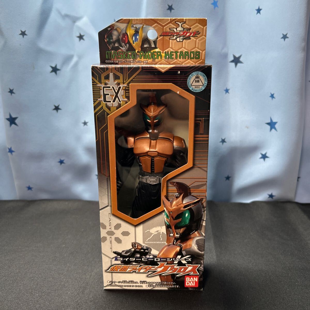 nht バンダイ ライダーヒーローシリーズ 仮面ライダーカブト 仮面ライダーケタロス ソフビフィギュア拍卖