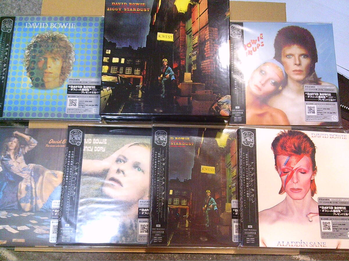 DAVID BOWIE 紙ジャケットCD6タイトル ジギー・スターダストBOXセット 特典帯6種拍卖