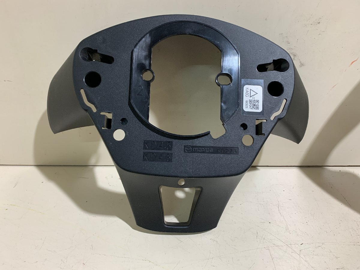 KenStyle ケンスタイル ステアリング ハンドル ブラック/レッド ケンスタイル マツダ CX-5 H24.2~ KE拍卖