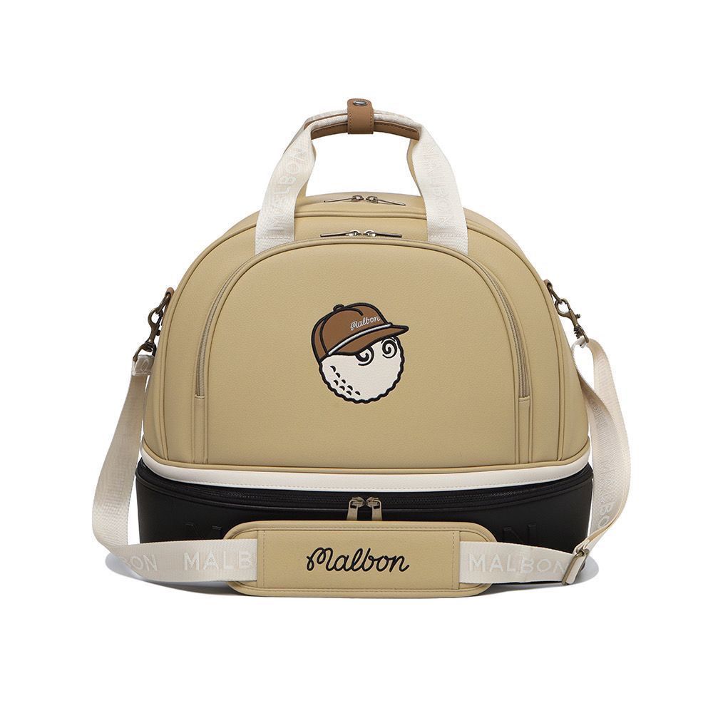 マルボンゴルフ malbon golf ボストンバッグ ゴルフ ショルダーバッグ ブラック sk0224-5拍卖
