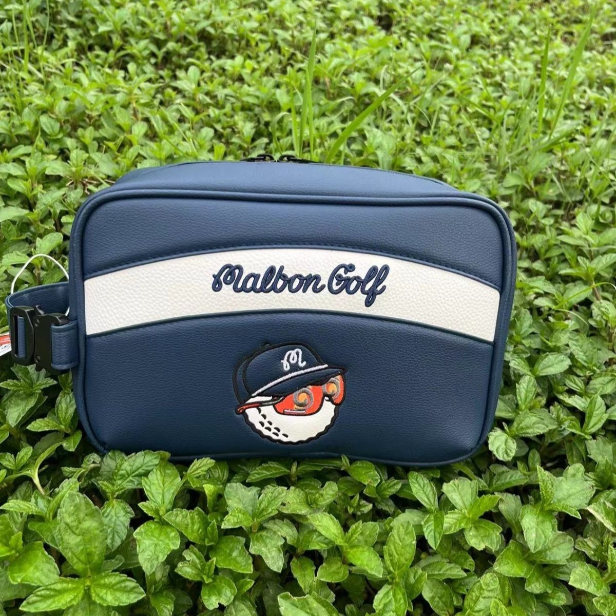 マルボンゴルフ malbon golf ボールポーチ ポーチ ゴルフ ポータブル ブルー1つのみ sk0386-6拍卖