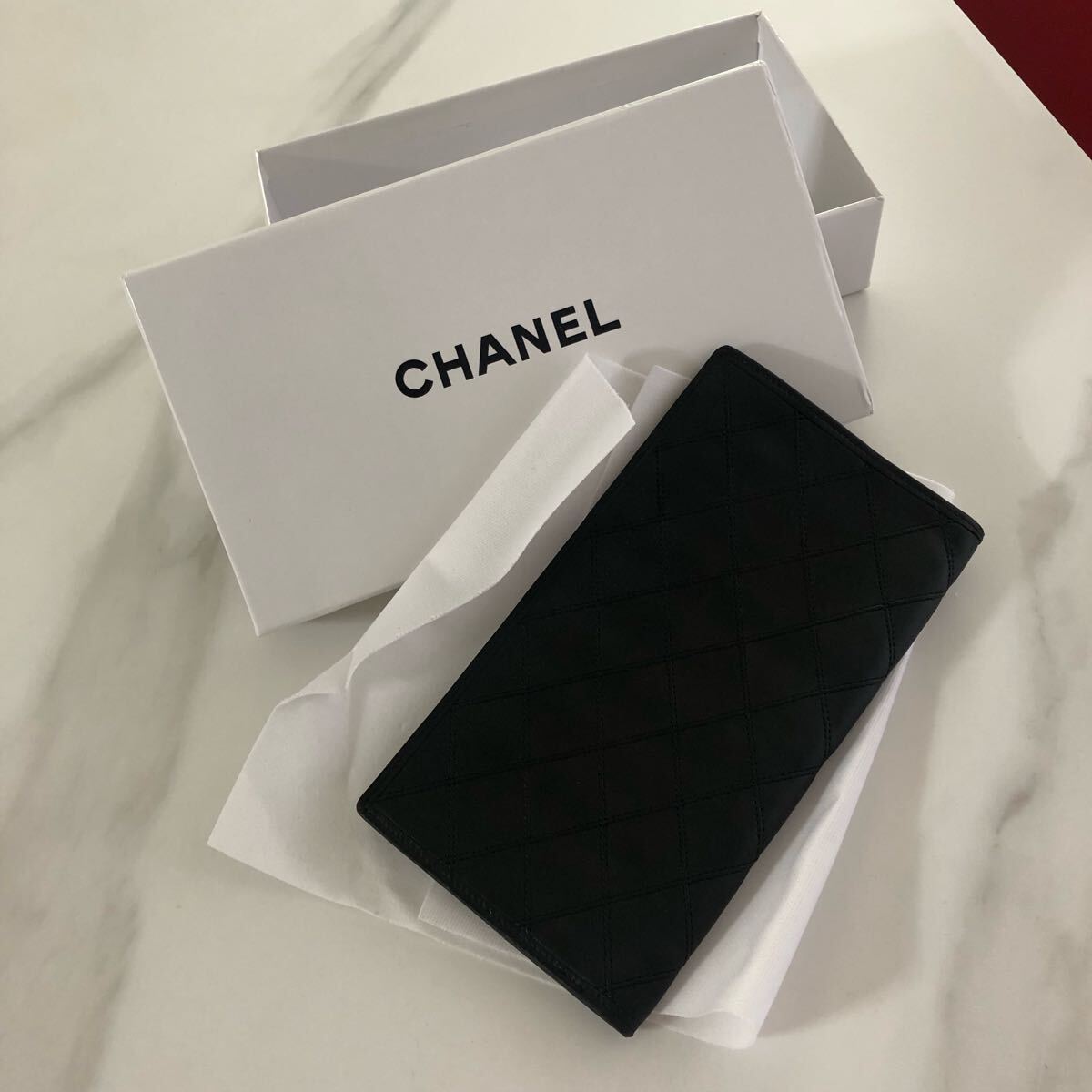 ◆◆◆CHANEL 長財布 シャネル ブラック フランス製 シリアルシールあり 正規品 美品拍卖