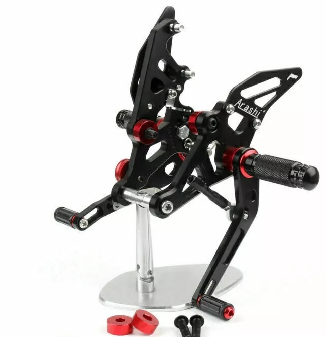 1セットのみ特価 MT-07 FZ-07 バックステップ 4ポジション調整可能 2014~2022 ブラック拍卖