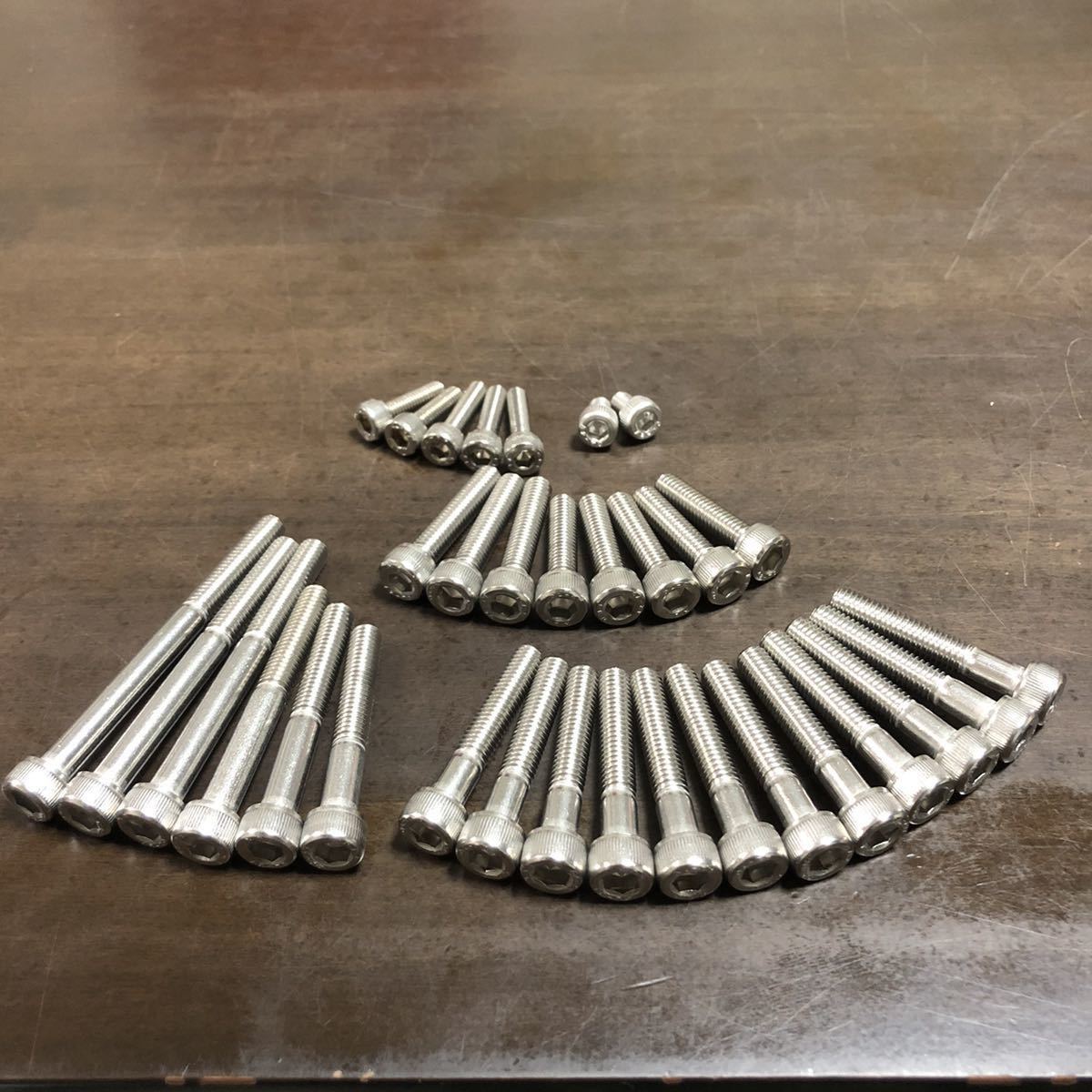 GS400 2 E E2 エンジンカバーボルト SUS304 ステンレス キャップスクリュー 1台分フルセット 錆に強く綺麗 日本製 SUS 304 XM7材拍卖