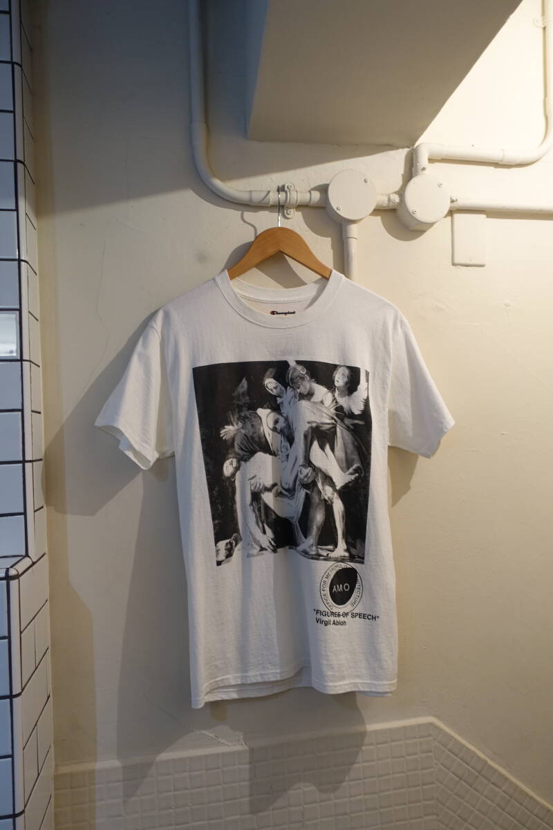 チャンピオン Champion × Virgil Abloh × MCA サイズM Tシャツ 白拍卖