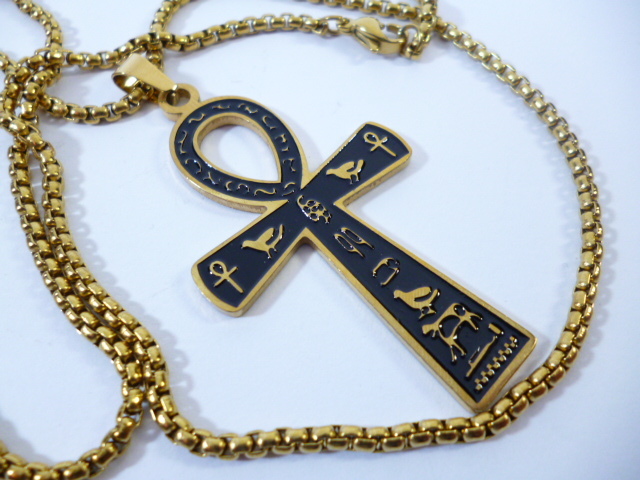 ¶ 古代エジプト ネックレス ペンダント アンク ヒエログリフ ¶ エジプト Egypt アーク拍卖