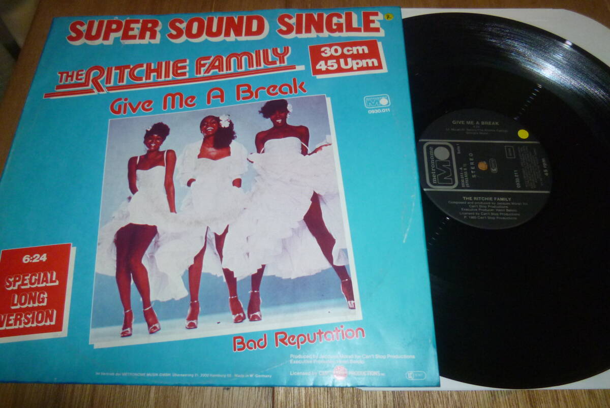 12” THE RITCHIE FAMILY // GIVE ME A BREAK拍卖