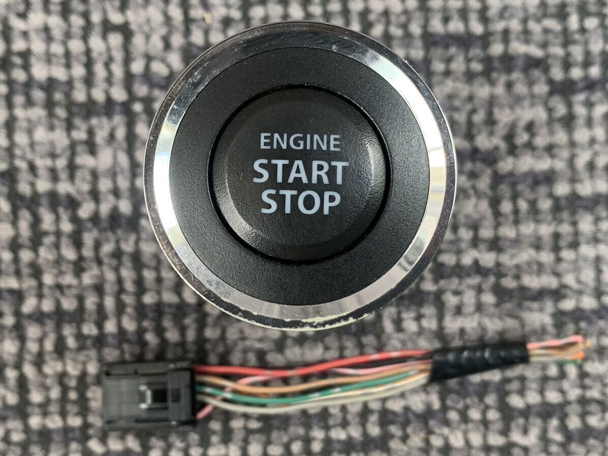 良品【送料290円】SUZUKI スズキ(純正)エンジン プッシュ スタート&ストップ スイッチ ボタン (ハーネスカプラー配線付き)拍卖