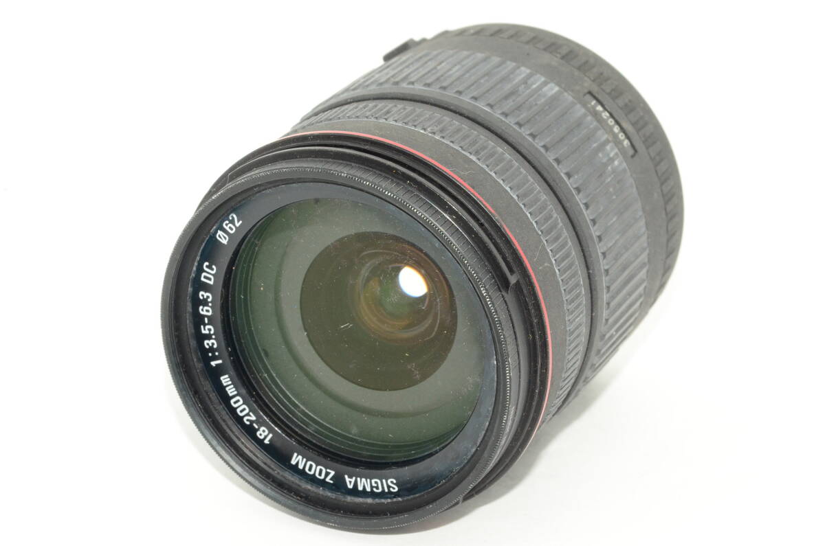 【外観特上級】シグマ SIGMA 18-200mm F3.5-6.3 DC キヤノン #s20319拍卖