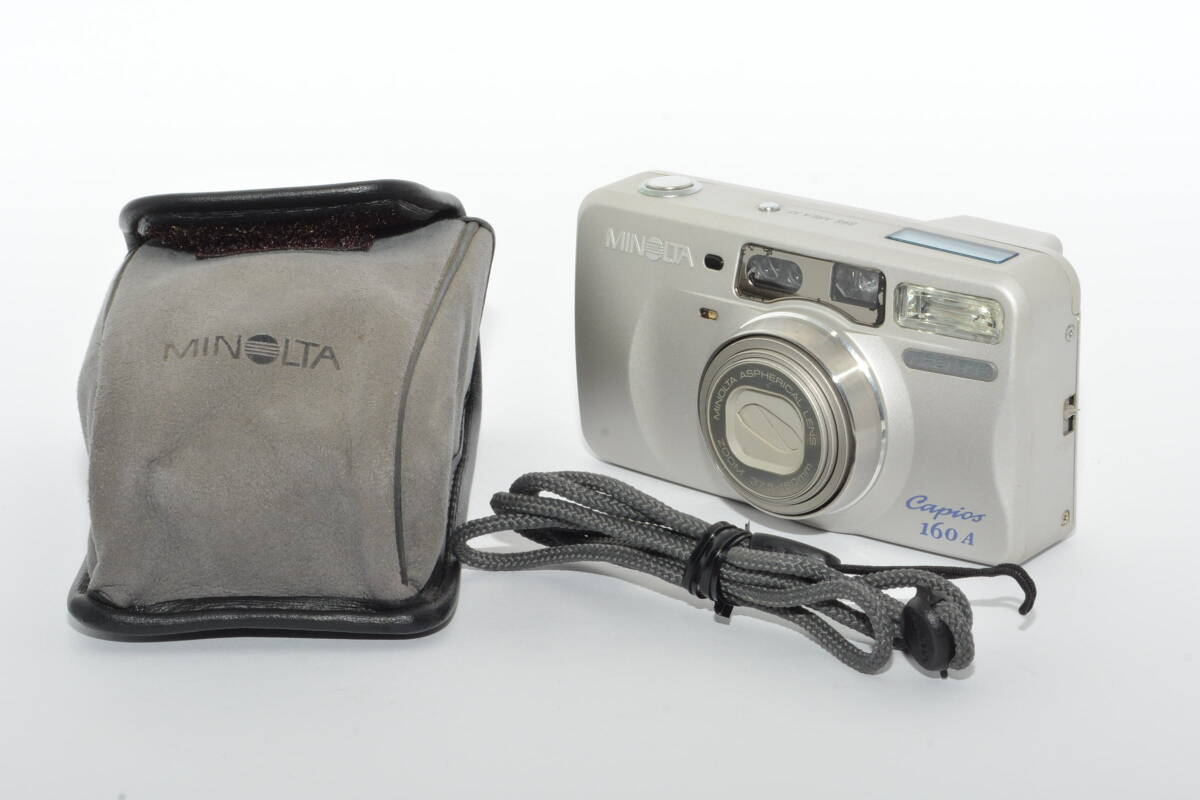 【外観特上級】MINOLTA ミノルタ コンパクトフィルムカメラ Capios 160A #s20135拍卖