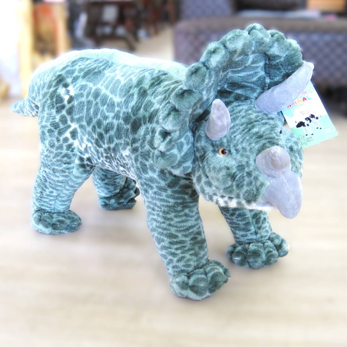 アニマルスツール トリケラトプス 16077 耐荷重80kg 少々キズ有拍卖