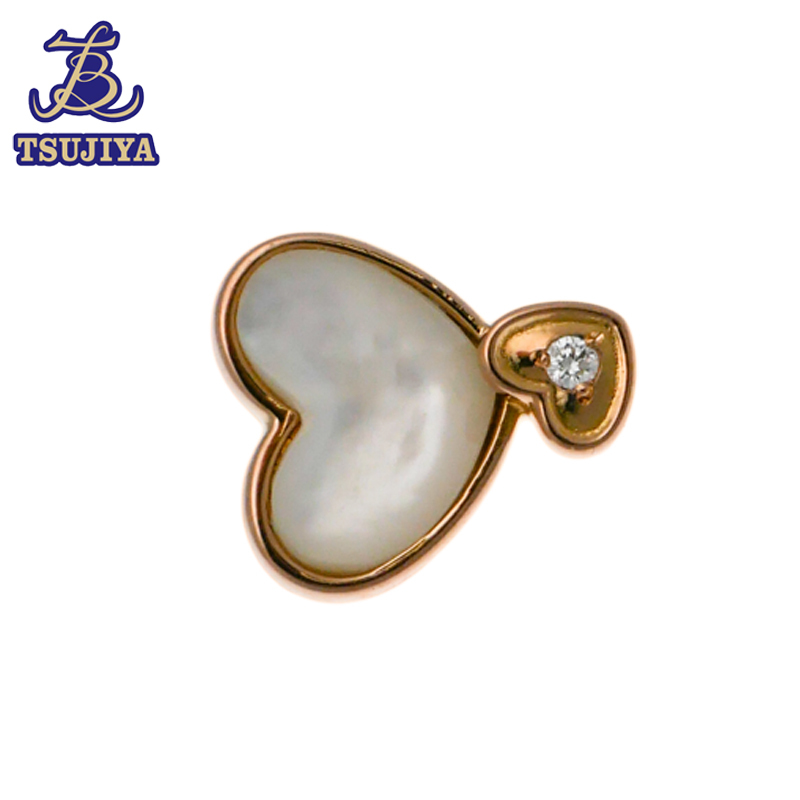 ★ほぼ美品★TASAKI タサキ ハートシェル・ダイヤペンダントトップ K18/シェル/ダイヤ D0.01ct 1.1g 中古A【辻屋質店J2658】拍卖