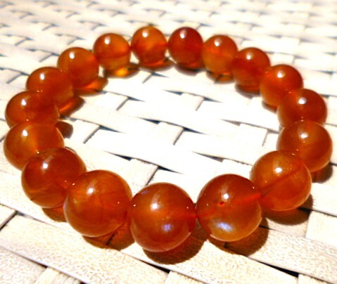 ☆希少☆月と太陽のパワー☆希望の光☆愛情運☆恋愛運☆カルマの浄化☆ ☆プラジオクレースムーンストーン☆ 大珠12mm☆16.5cm拍卖