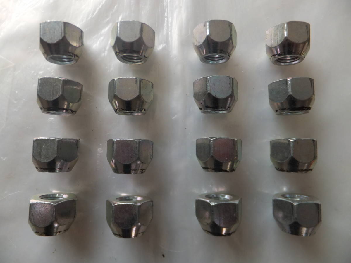 送料安い! ☆ 新車外し 日産 純正 スチールホイール用 ティーパー 貫通ナット M12x1.25 16個セット ノート デイズ ルークス ☆①拍卖