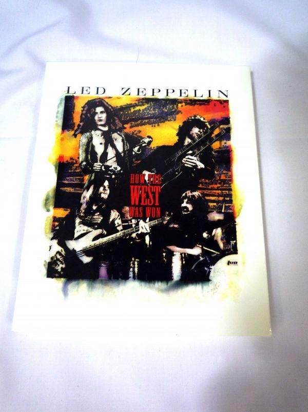 20092【中古品】 LED ZEPPELIN レッド・ツェッペリン HOW THE WEST WAS WON BD 盤面傷なし 外箱角に軽微な擦り傷有り 冊子付き 再生未確認拍卖