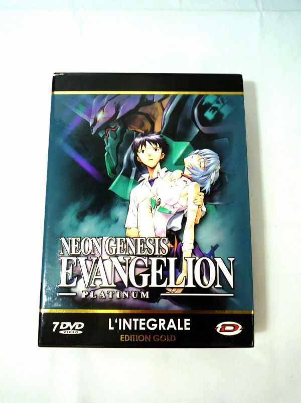 20101【中古品】 新世紀エヴァンゲリオン TV版 プラチナ DVD-BOX 全26話 Disc7欠品 Disc4の盤面の内側にヒビあり 外箱に擦れ・潰れ有り拍卖