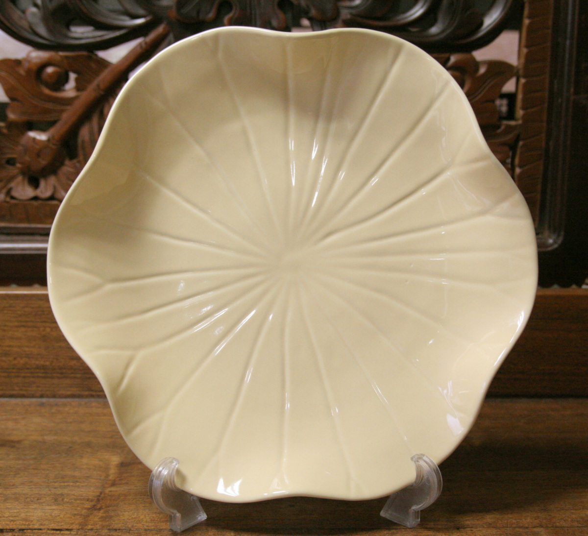 【アウトレット】 ジェンガラ JENGGALA 食器・陶器 Jenggala Lotus Leaf Plate ※同梱発送可拍卖