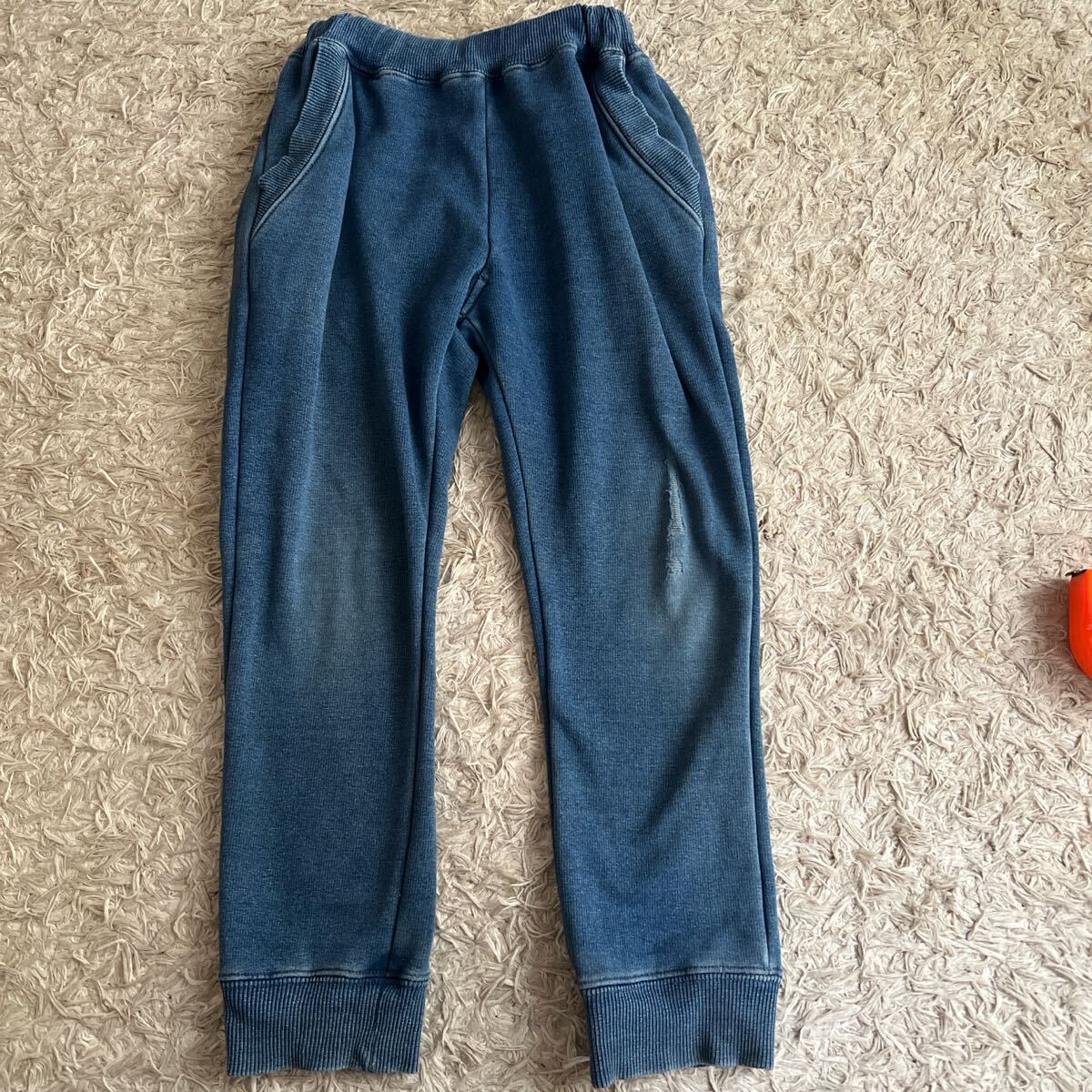 MAKE YOUR Original DAY 青色ゴムウエストパンツ120サイズ拍卖