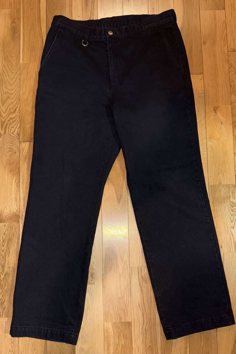 SOPH ソフ ウォッシュドデニム ストレートパンツ ブラックデニム ワークパンツ 12オンス ワイドパンツ デニム ジーンズ 日本製 拍卖