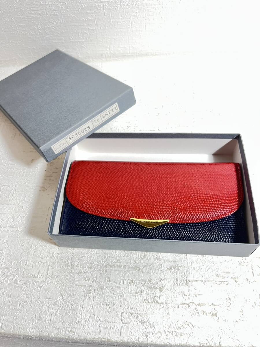 YUKIKO HANAI ユキコ ハナイ 長財布 皮革 牛革 証明書付き 日本協会認定ゴールドマーク付き 箱付き 拍卖
