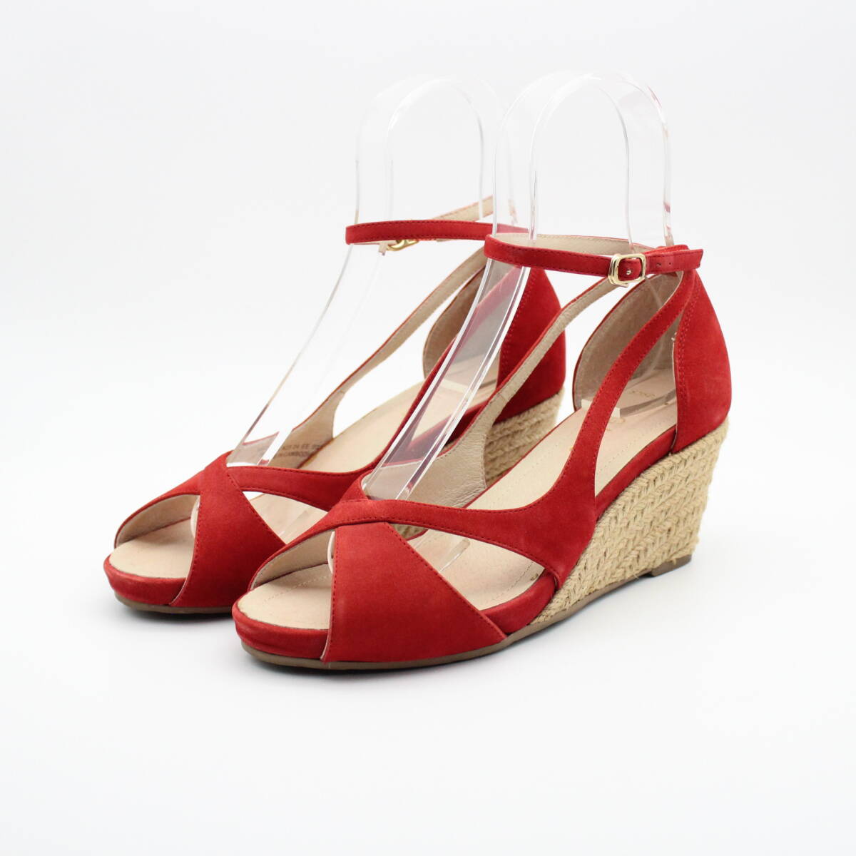 52■GIRO ジーロ 本革ウエッジサンダル(24cm2E)拍卖