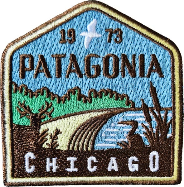 パタゴニア アイロンパッチ シカゴ イリノイ スペシャル PATAGONIA CHICAGO ILLINOIS ワッペン ネコポス 海外 アメリカ USA 店舗 限定 新品拍卖