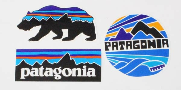 訳あり パタゴニア ステッカー 光沢 3種セット PATAGONIA STICKER フィッツロイ ベア P6 ライツ P-6 FITZROY 熊 シール ネコポス SET 新品拍卖