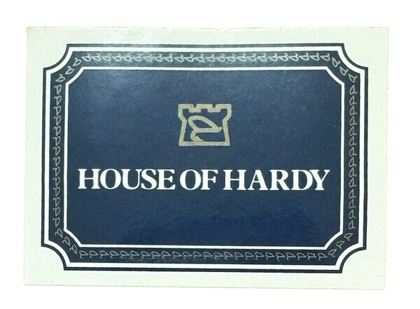 ハウス オブ ハーディ ステッカー HOUSE OF HARDY STICKER FLY フライフィッシング 魚 釣 リール シール デコ カスタム イギリス 英国 新品拍卖