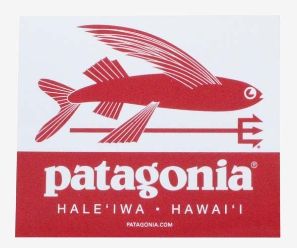 訳有 パタゴニア ハレイワ ハワイ トライデントフィッシュ ステッカー PATAGONIA HALEIWA HAWAII STICKER 海外 店舗 限定 アメリカ シール拍卖