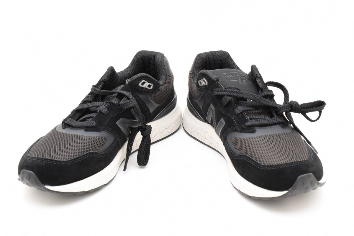 展示処分品 newbalance Walking Fresh Foam 880 v6 BK6 MW880 MW880BK6 4E 幅広 25cm 定価13200円 0621拍卖
