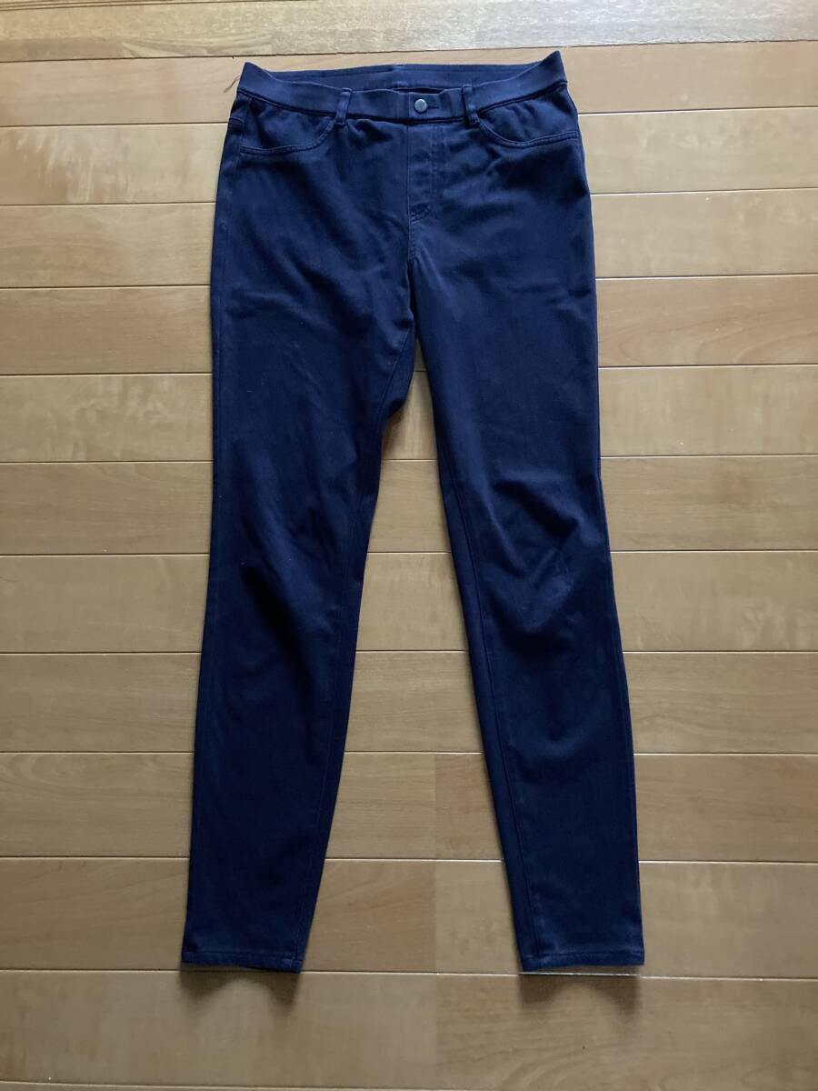 ユニクロ UNIQLO ストレッチパンツ レディース 黒 ブラック 69cm〜75cm拍卖