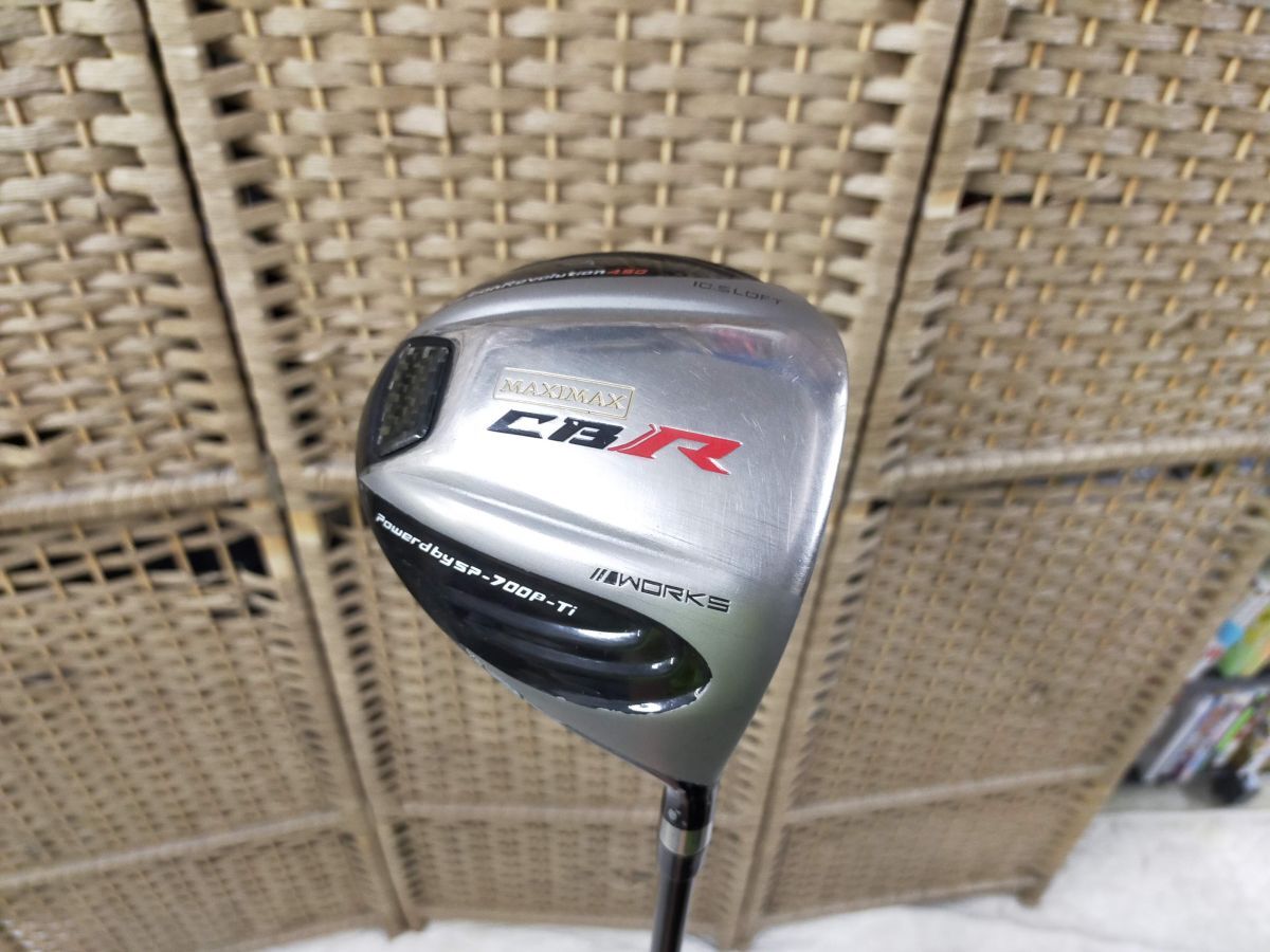 F01-20250605-04 WORKS GOLF MAXIMAX CBR ドライバー ロフト 10.5度 Work Tec Proforce RX R2 ヘッドカバー付拍卖