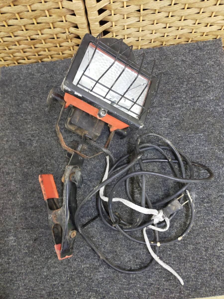 E24-20250630-17 EARTH MAN 作業用ハロゲン投光器 クリップ付 WL-265拍卖