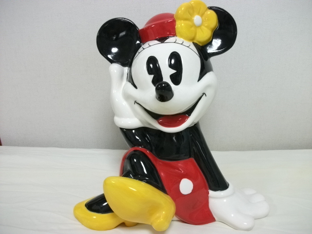 大型 ミニーマウス   小物入れ? クッキージャー? 飾り物 (ディズニー ミッキー)拍卖