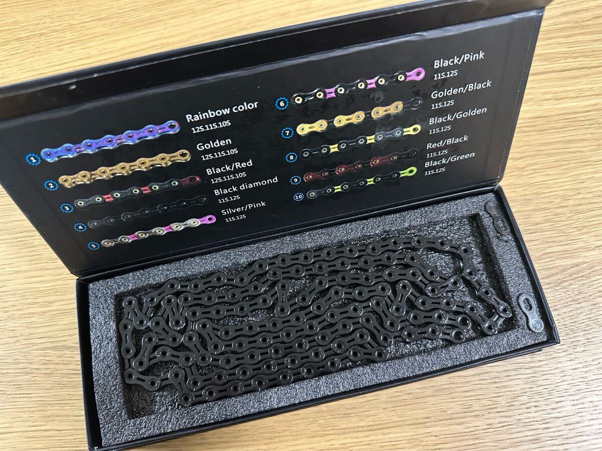 SUMC 最上級SX11SL 黒 ブラック 自転車 11速用チェーン ロードバイク拍卖