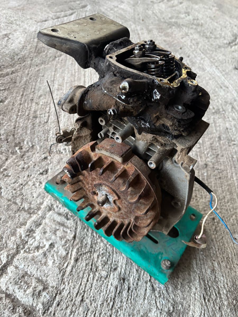 ガソリンエンジン ポンプ 動噴 管理機 エンジン部 圧縮あり 動作未確認 部品取り ジャンク取扱 クボタ GH120 拍卖